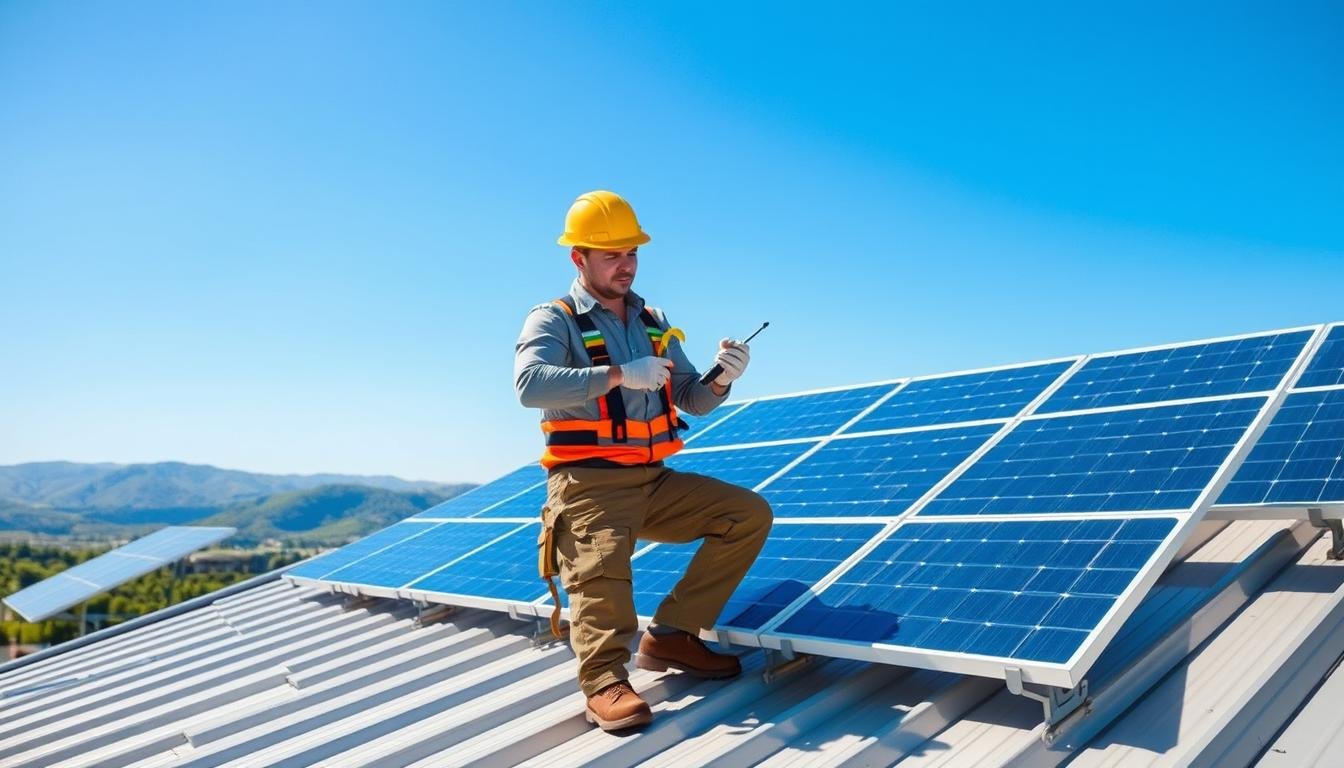 Easy Solar Panel Installation on a Metal Roof